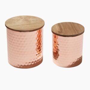 NIB Uncommon James Set of Two Canisters